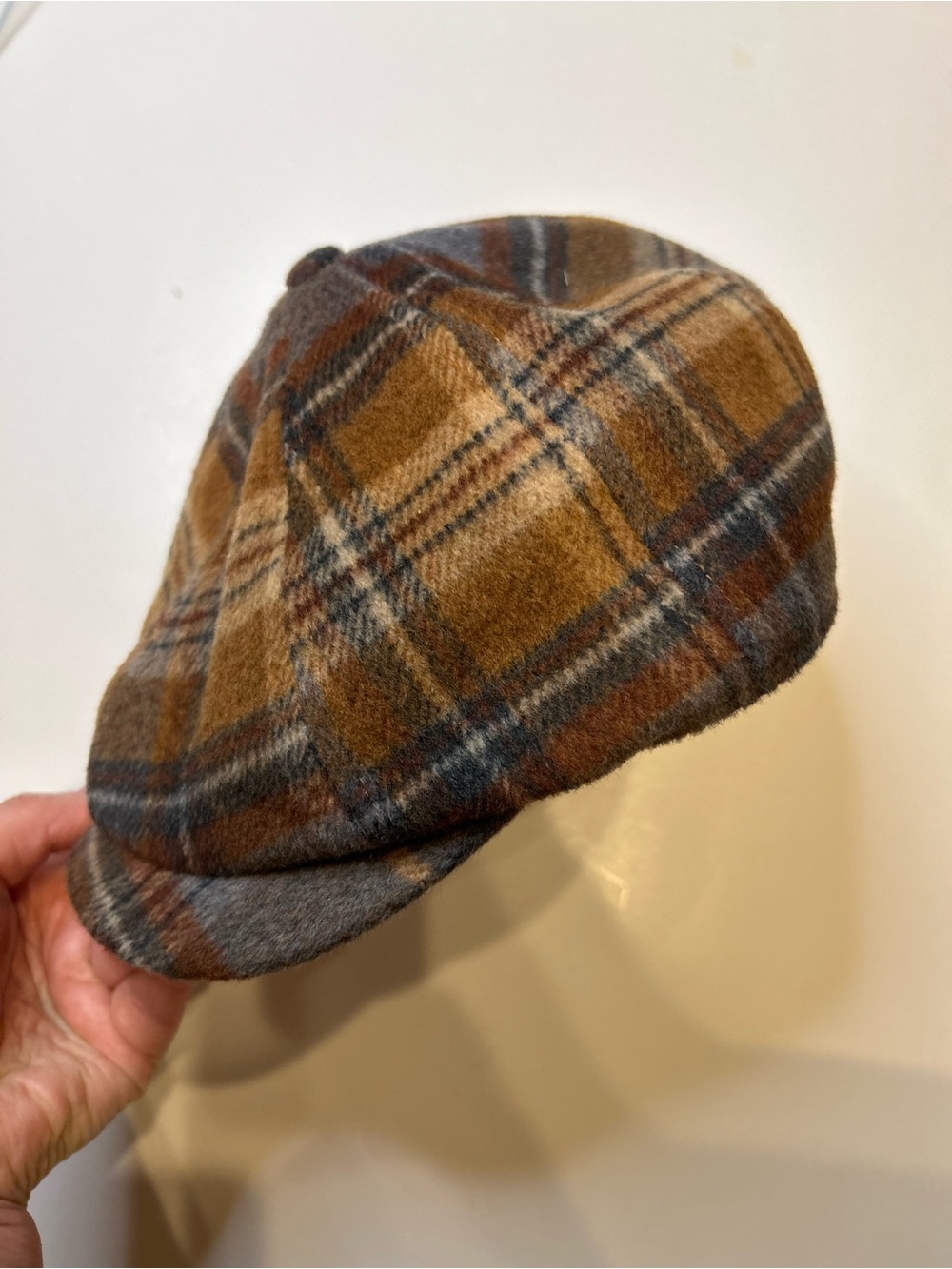 Boston Scally Pumpkin Pie Baker Boy Cap 8 panel New without tag size - Picture 3 of 5
